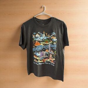 2024 Disney World Disney Parks WDW Icons Attractions Dated Shirt Reprint S NWT